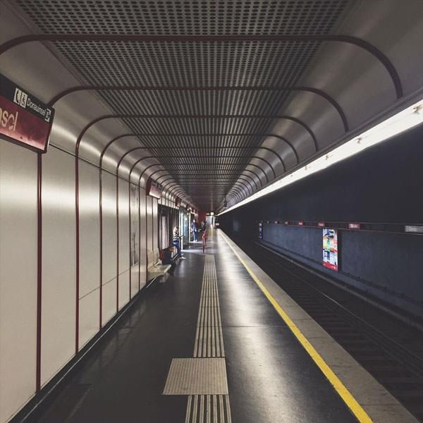 无尽的地铁隧道，2016年8月12日@维也纳